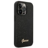 Etui Guess Glitter Script na iPhone 14 Pro Max - czarne