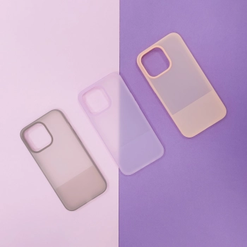 Kingxbar Plain Series etui pokrowiec do iPhone 13 Pro Max silikonowa obudowa fioletowy