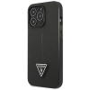 Etui Guess Saffiano Triangle Logo na iPhone 14 Pro Max - czarne