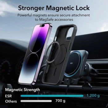 Etui ESR Classic Hybrid Halolock MagSafe na iPhone 14 Pro Max - czarne