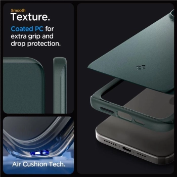 Etui Spigen Thin Fit do na iPhone 15 Pro Max - zielone