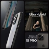 Etui Spigen Ultra Hybrid na iPhone 15 Pro - czarny mat