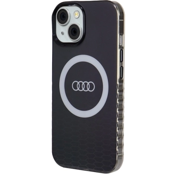 Etui Audi IML Big Logo MagSafe na iPhone 15 / 14 / 13 - czarne