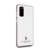 Etui U.S. Polo Assn. Shiny na Samsung Galaxy S20 - białe