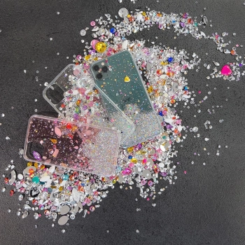 Wozinsky Star Glitter błyszczące etui pokrowiec z brokatem Samsung Galaxy M31s czarny