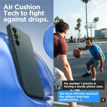 Etui Spigen Liquid Air na Samsung Galaxy A54 5G - ciemnozielone