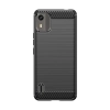 Etui silikonowe Carbon Case do Nokia C12/Nokia C12 Pro/Nokia C12 Plus - czarne