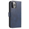Etui portfel z klapką podstawką do iPhone 15 Pro Max Magnet Case - niebieskie