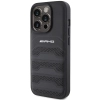 Etui AMG Leather Debossed Lines do iPhone 15 Pro - czarne
