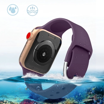 Silicone Strap APS silikonowa opaska do Watch Ultra / 9 / 8 / 7 / 6 / 5 / 4 / 3 / 2 / SE (49 / 45 / 44 / 42mm) pasek bransoleta do zegarka czerwony