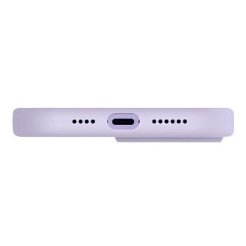 Etui Uniq Lino na iPhone 14 - liliowe