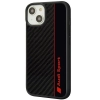 Etui Audi Carbon Fiber Stripe na iPhone 14 - czarne