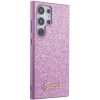 Etui Guess Glitter Script na Samsung Galaxy S24 Ultra - fioletowe