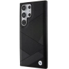 Etui BMW Signature Leather Crossing Lines Pattern na Samsung Galaxy S24 Ultra - czarne