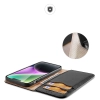 Etui z portfelem Dux Ducis Hivo z blokadą RFID do iPhone 15 Plus - czarne