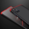 GKK 360 Protection Case etui na całą obudowę przód + tył Samsung Galaxy M51 czarno-czerwony