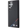 Etui BMW Carbon Tricolor Line MagSafe na Samsung Galaxy S24 Ultra - czarne