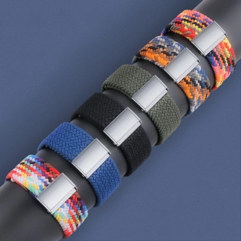 Strap Fabric opaska do Watch 9 / 8 / 7 / 6 / SE / 5 / 4 / 3 / 2 (41mm / 40mm / 38mm) pleciony materiałowy pasek bransoletka do zegarka wzór 1