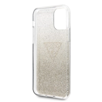 Etui Guess Glitter Triangle na iPhone 11 Pro Max - złote