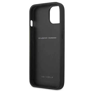 Etui Ferrari On Track Carbon Stripe na iPhone 13 mini - czerwone
