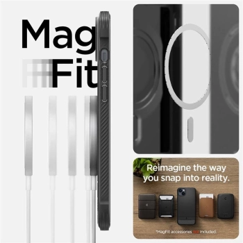 Etui Spigen Rugged Armor Mag z MagSafe na iPhone 14 - czarny mat