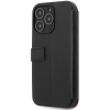 Etui Ferrari Leather Curved Line na iPhone 13 Pro - czarne