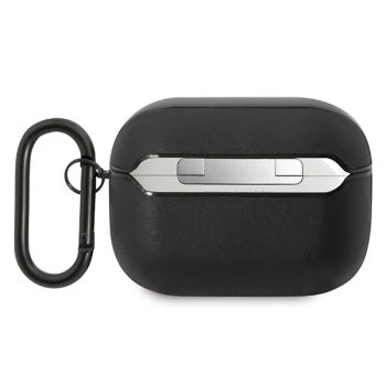 Etui AMG Leather Big Logo na AirPods Pro - czarne