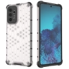 Honeycomb etui pancerny pokrowiec z żelową ramką Samsung Galaxy A73 przezroczysty