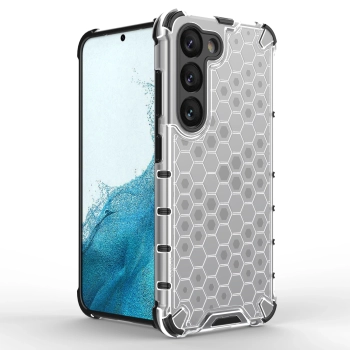 Honeycomb etui do Samsung Galaxy S23 pancerny hybrydowy pokrowiec przezroczyste