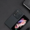 Nillkin CamShield Silky Silicone Case etui Samsung Galaxy Z Fold 4 silikonowy pokrowiec z osłoną na aparat zielone
