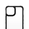 Etui PanzerGlass ClearCase antybakteryjne z certyfikatem Military Grade na iPhone 13 mini - przezroczysto-czarne