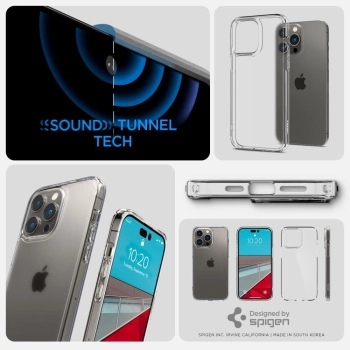 Etui Spigen Ultra Hybrid na iPhone 14 Pro Max - matowo-przezroczyste