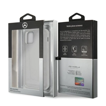 Etui Mercedes Line na iPhone 12 / iPhone 12 Pro - przezroczyste