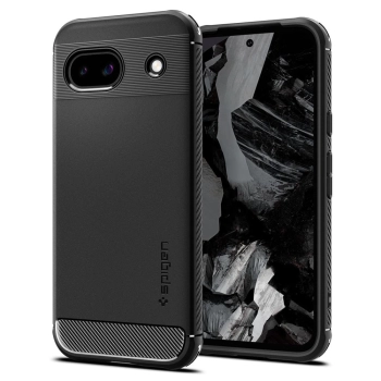 Etui Spigen Rugged Armor na Google Pixel 8A - czarny mat