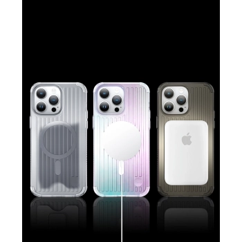 Kingxbar PQY Go Out Series magnetyczne etui iPhone 14 Pro MagSafe czarne