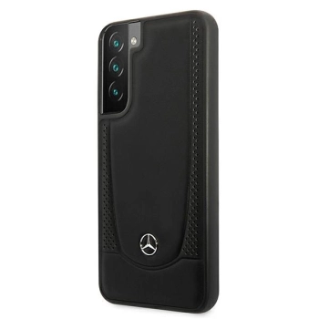 Etui Mercedes Leather Urban Line na Samsung Galaxy S22+ - czarne
