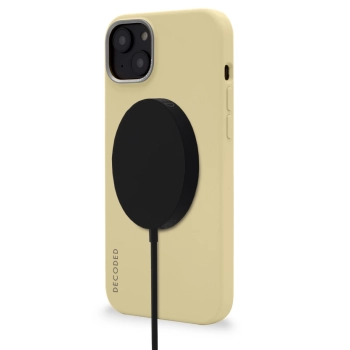Etui Decoded Silicone Case silikonowe z MagSafe do iPhone 14 Plus - żółte
