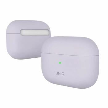 Etui UNIQ Silicone na AirPods Pro - lawendowe