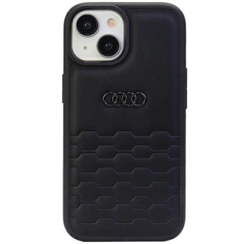 Etui Audi GT Synthetic Leather do iPhone 15 - czarne