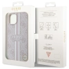 Etui Guess 4G Printed Stripes MagSafe na iPhone 14 Plus - różowe