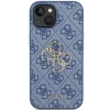 Etui Guess 4G Big Metal Logo na iPhone 15 / 14 / 13 - niebieskie