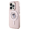 Etui Karl Lagerfeld IML Choupette MagSafe na iPhone 14 Pro - różowe