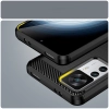 Carbon Case etui Xiaomi 12T Pro / Xiaomi 12T elastyczny silikonowy karbonowy pokrowiec czarne
