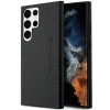 Etui AMG Carbon Stripe&Embossed na Samsung Galaxy S23 Ultra - czarne