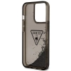 Etui Guess Liquid Glitter Palm Collection na iPhone 14 Pro Max - czarne