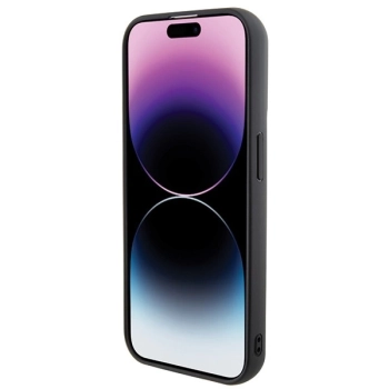 Etui Karl Lagerfeld 3D Rubber Multi Logo na iPhone 15 Pro - czarne