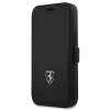 Etui Ferrari Off Track Perforated na iPhone 12 mini - czarne