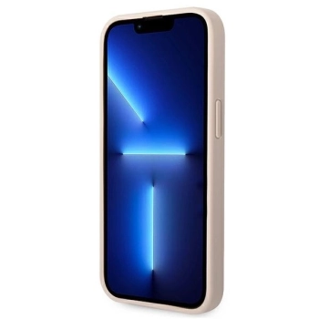 Etui Guess 4G Big Metal Logo na iPhone 14 - różowe
