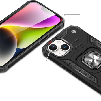 Pancerne etui z ringiem Wozinsky Ring Armor do iPhone 15 - czerwone