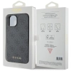 Etui Guess 4G Metal Gold Logo na iPhone 15 Plus - szare